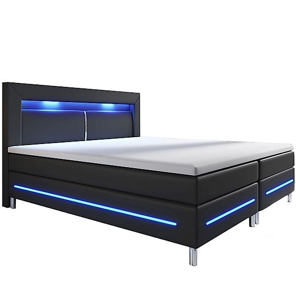Juskys Boxspringbett Norfolk, 140 x 200 günstig online kaufen