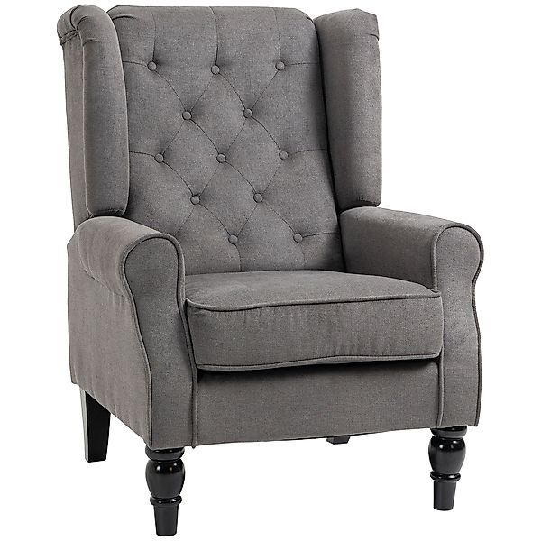 HOMCOM Sessel Einzelsessel, Akzentsessel mit Tufting günstig online kaufen