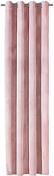 Gerster Gardine "Fenja" Ösen 1 Stk. tlg. Ösenschal aus Samtstoff günstig online kaufen