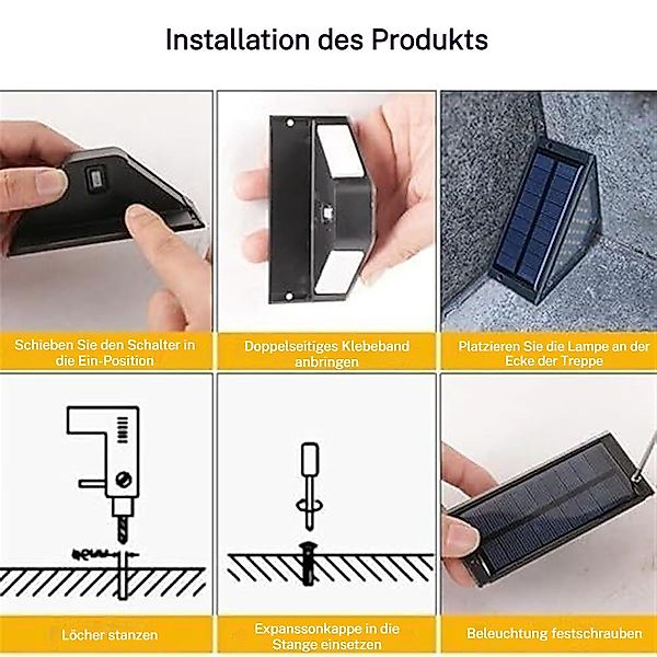 QUBEBU LED Solarleuchte 24LED Solarleuchten Garten Deko, Solarlampen für Au günstig online kaufen