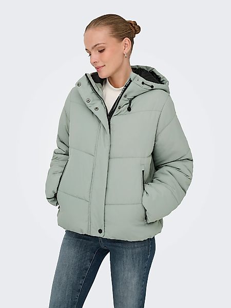 ONLY Steppjacke "ONLMAGGI LIFE SHORT PUFFER CC OTW" mit Kapuze Kunstfaser günstig online kaufen