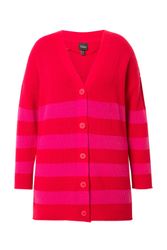 Ulla Popken Strickjacke Strickjacke Streifen Boxy günstig online kaufen