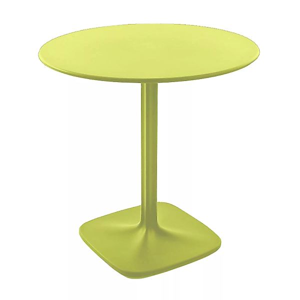 Moroso - Supernatural Tisch rund - fluo grün Pant. 395/matt/H x Ø 71x73cm günstig online kaufen