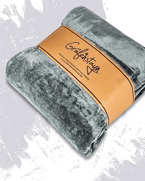 Wohndecke Cashmere Feeling Kuscheldecke weich & günstig online kaufen