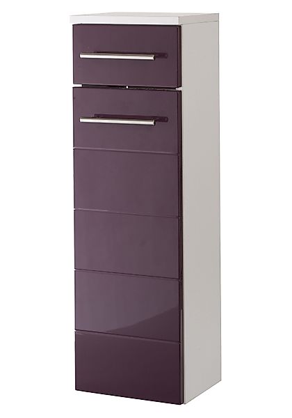 welltime Unterschrank "Porto" Breite 25 cm, mit hochglänzenden Fronten günstig online kaufen