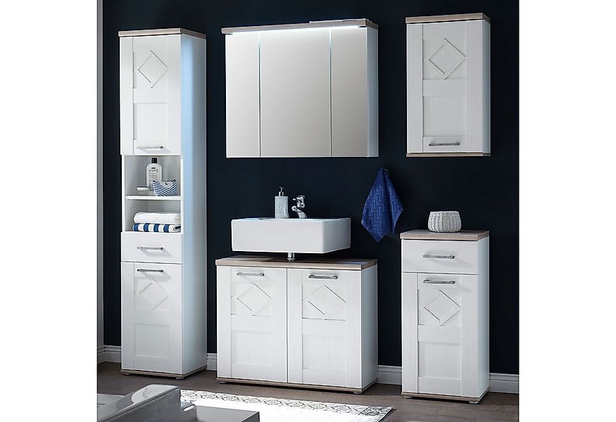 Bega Consult Badezimmer-Set Badezimmer Set Country Anderson Pine Optik günstig online kaufen