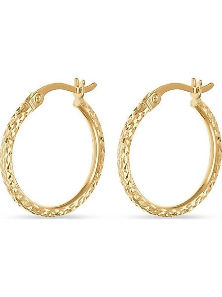 FAVS Paar Creolen FAVS Damen-Creolen 375er Gelbgold (Paar) günstig online kaufen