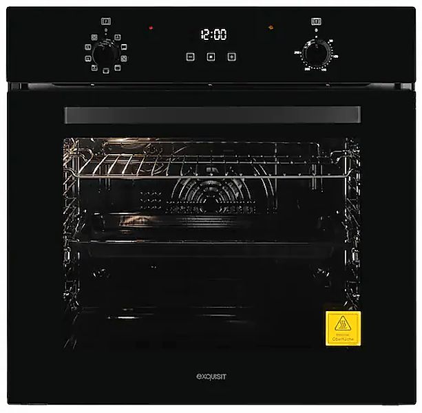 exquisit Einbaubackofen »EBE278-H-020 schwarz« günstig online kaufen