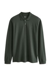 Next Langarm-Poloshirt Langärmeliges Pikee-Poloshirt (1-tlg) günstig online kaufen