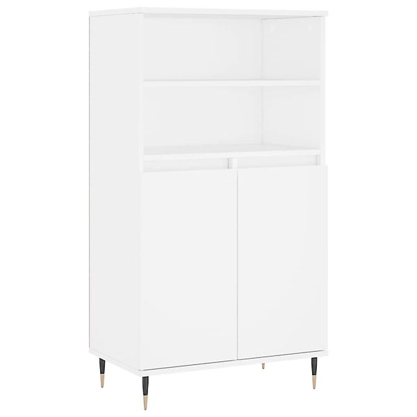 vidaXL Highboard Weiß 60x36x110 cm Holzwerkstoff 831476 günstig online kaufen