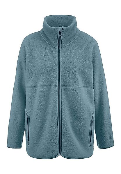 Hessnatur Fleecejacke Oversized aus reiner Bio-Merinowolle (1-St) günstig online kaufen