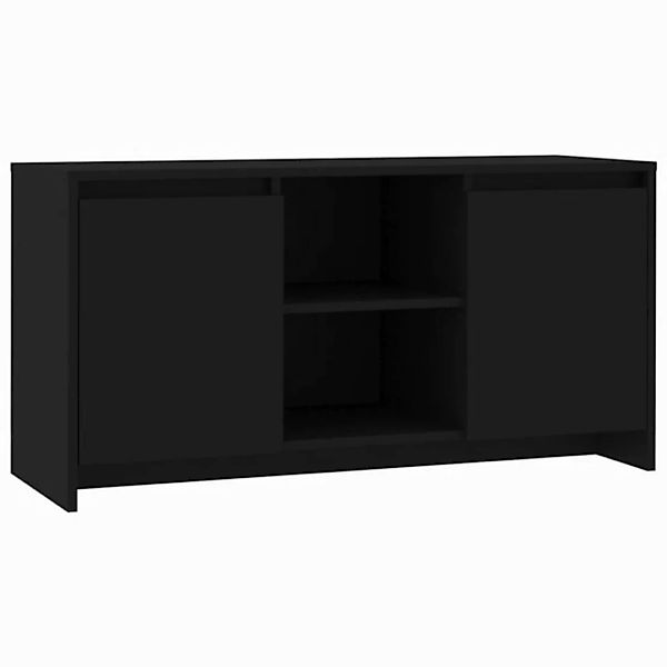 furnicato TV-Schrank Schwarz 102x37,5x52,5 cm Holzwerkstoff (1-St) günstig online kaufen