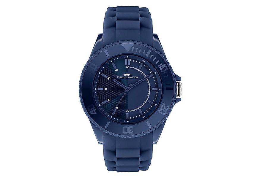 FYNCH-HATTON Quarzuhr FHT-0020-PQ, Armbanduhr, Herrenuhr, Silikonarmband, a günstig online kaufen