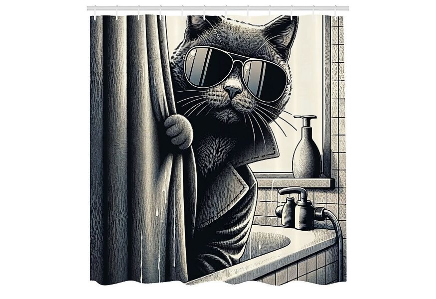 Abakuhaus Duschvorhang Moderner Digitaldruck mit 12 Haken auf Stoff Wasser günstig online kaufen