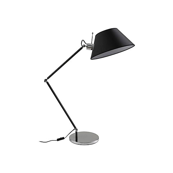 Lucande Tischlampe Dansari 10020450 in Schwarz aus Metall 1-flammig E27 Woh günstig online kaufen