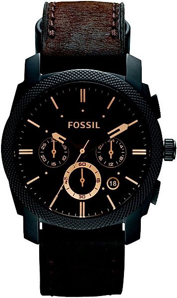 Fossil Chronograph MACHINE FS4656, Quarzuhr, Armbanduhr, Herrenuhr, Stoppfu günstig online kaufen