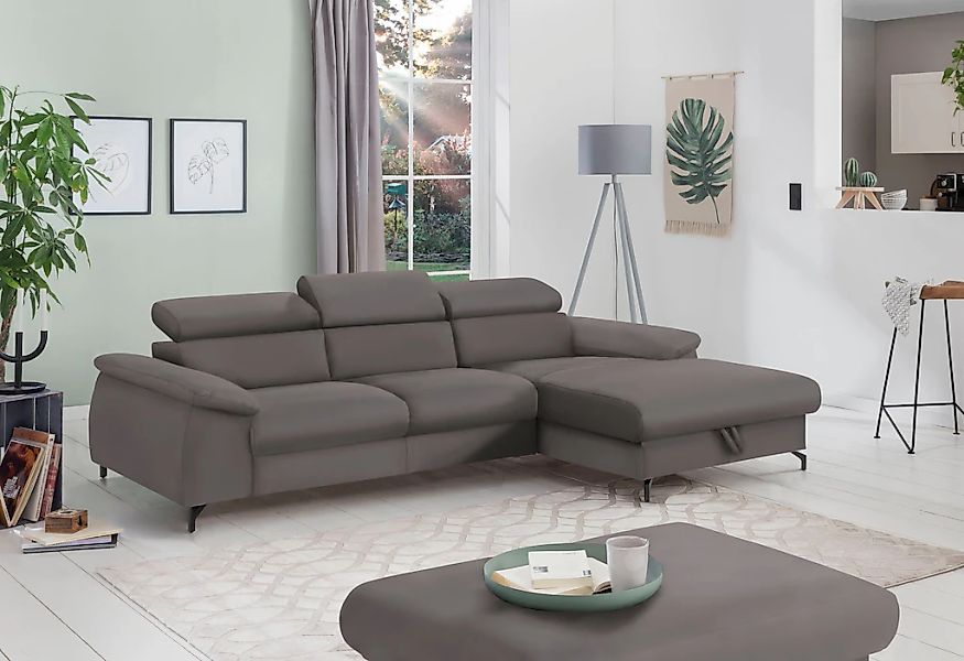 COTTA Polstergarnitur "Komaris L-Form", (Set), Set bestehend aus: Ecksofa m günstig online kaufen