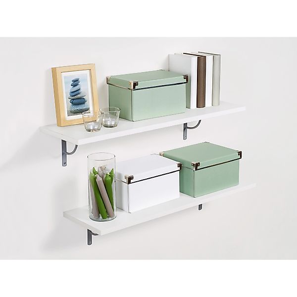 Wandregal Oldham Weiß 79,5 cm x 19,5 cm günstig online kaufen
