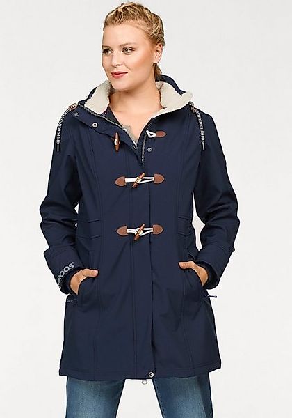 KangaROOS Softshelljacke figurbetonte Passform, normaler Schnitt, mit abneh günstig online kaufen