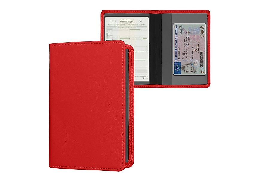 kwmobile Etui Fahrzeugschein Hülle mit Kartenfächern Kunstleder Hülle Fahrz günstig online kaufen