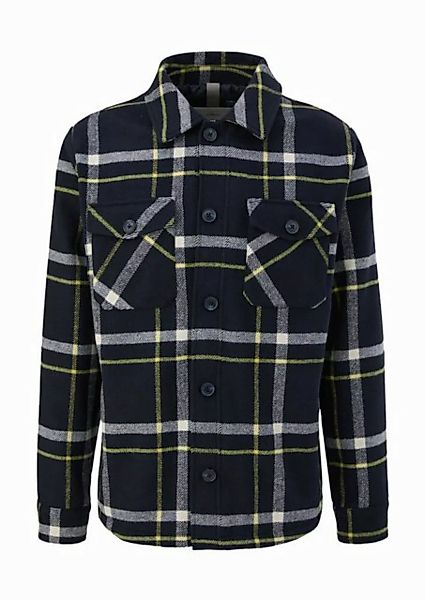 s.Oliver Allwetterjacke Overshirt in Flanell-Qualität Tape günstig online kaufen