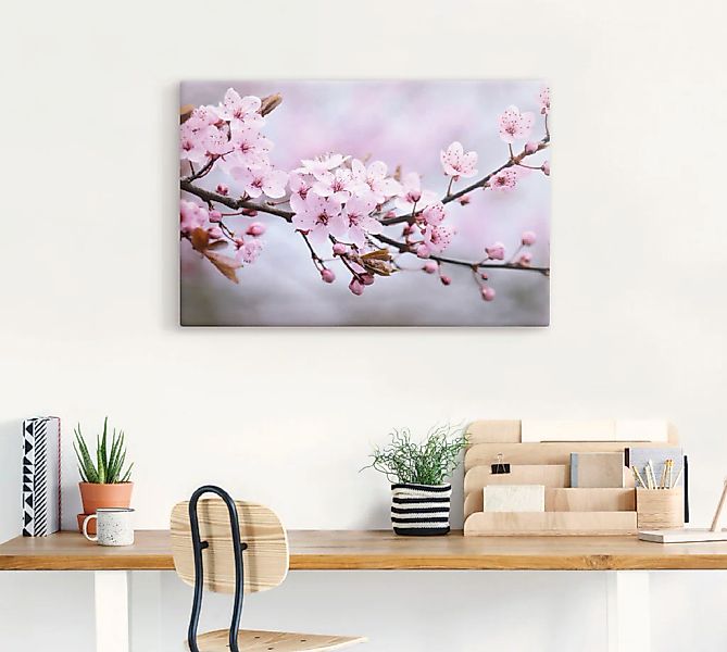 Artland Wandbild »Kirschblüten«, Blumen, (1 St.), als Alubild, Outdoorbild, günstig online kaufen