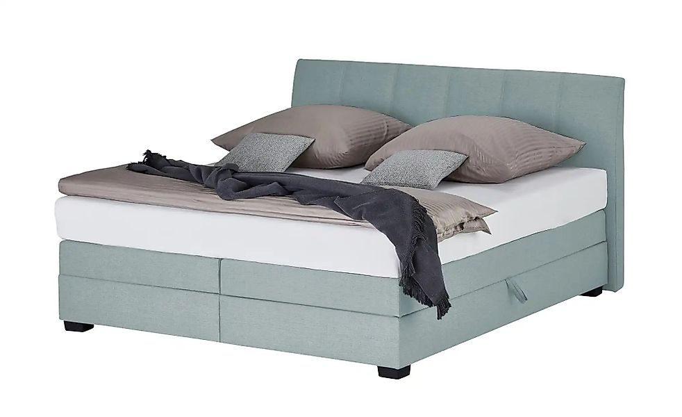 vanDoorn Boxspringbett  Chiara ¦ blau ¦ Maße (cm): B: 172 H: 107 Betten > B günstig online kaufen