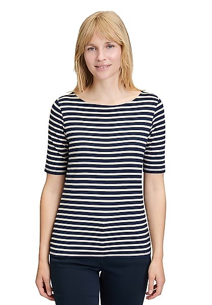Betty Barclay Kurzarmshirt "Betty Barclay Damen Ringelshirt mit U-Boot-Auss günstig online kaufen