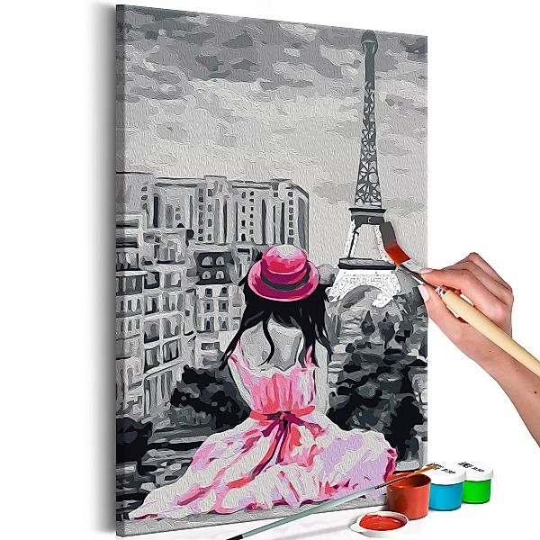 Malen Nach Zahlen - Paris - Aussicht Auf Den Eiffelturm günstig online kaufen