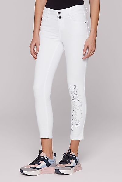 SOCCX Slim-fit-Jeans, aus Sweatmaterial günstig online kaufen