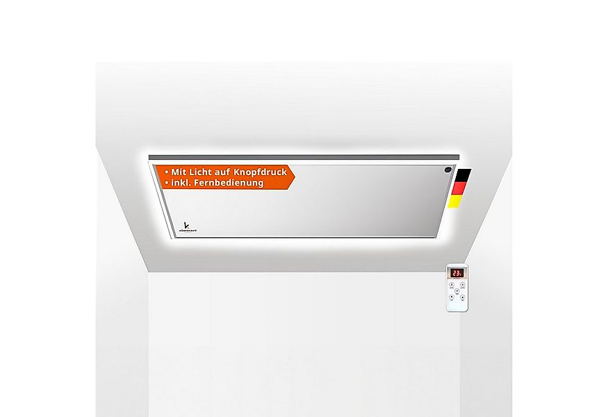 Könighaus Infrarotheizung LED Deckenheizung, praktische Steuerung per Fernb günstig online kaufen