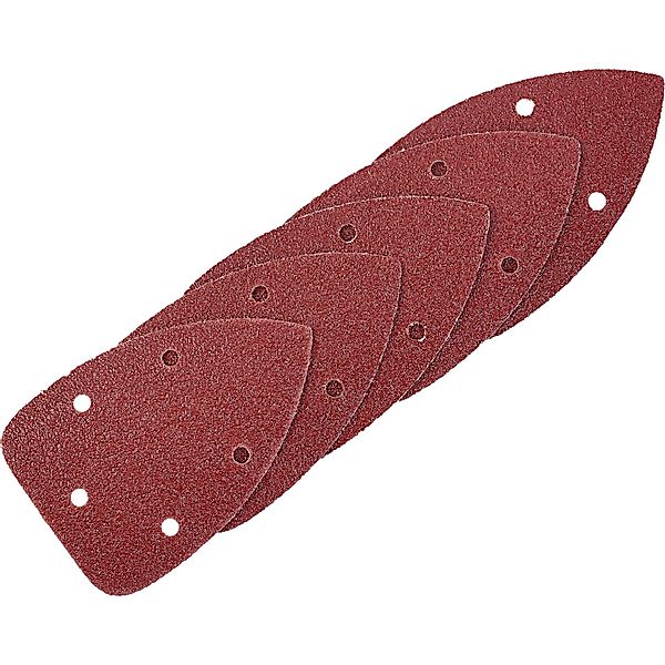 LUX-TOOLS Schleifauflage für Dreiecksschleifer 100 mm x 140 mm K80 Gelocht günstig online kaufen