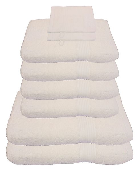 Julie Julsen Handtücher 8-Handtücher-Naturweiß, Baumwolle (8-St) günstig online kaufen