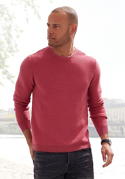 AUTHENTIC LE JOGGER Strickpullover mit Double-Layer günstig online kaufen