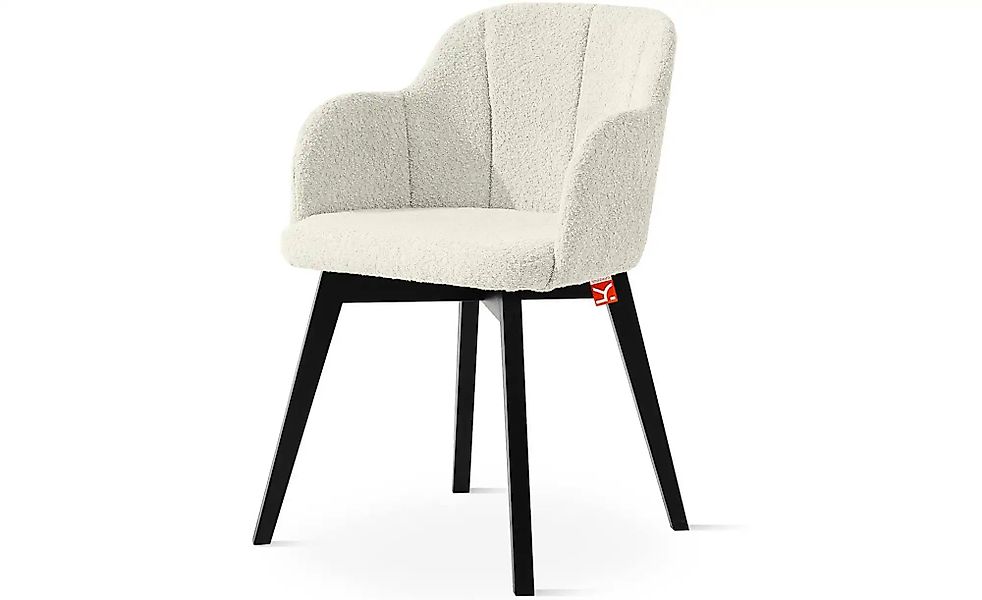 KONSIMO Polsterstuhl   ¦ weiß ¦ Maße (cm): B: 54,5 H: 80 Stühle > Polsterst günstig online kaufen