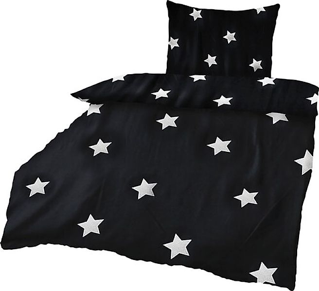 Gold-Line Bettwäsche »Metallic Sterne«, hochwertiger Metallicdruck günstig online kaufen