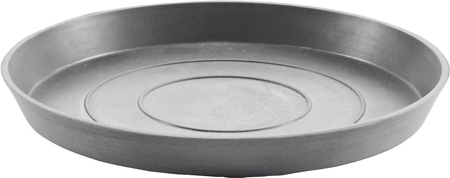 ECOPOTS Blumentopfuntersetzer ROUND SAUCER Grey, BxTxH: günstig online kaufen