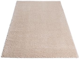 my home Hochflor-Teppich "Shaggy 30" rechteckig 30 mm Höhe Teppich, Uni Far günstig online kaufen