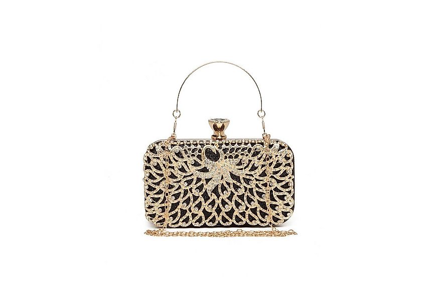 Miss Lulu Clutch Damen Clutch-Tasche mit Perlenstickerei, Hartschalen-Desig günstig online kaufen