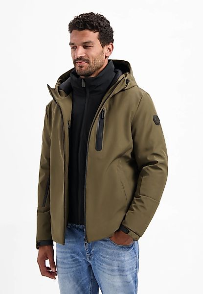 NO EXCESS Steppjacke "No Excess Beschichtete Kapuzenjacke KAI Jacket" günstig online kaufen