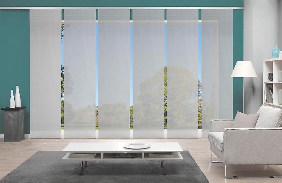 Vision S Schiebegardine "6ER SET ROM" Paneelwagen 6 Stk. tlg. HxB: 260x60, günstig online kaufen