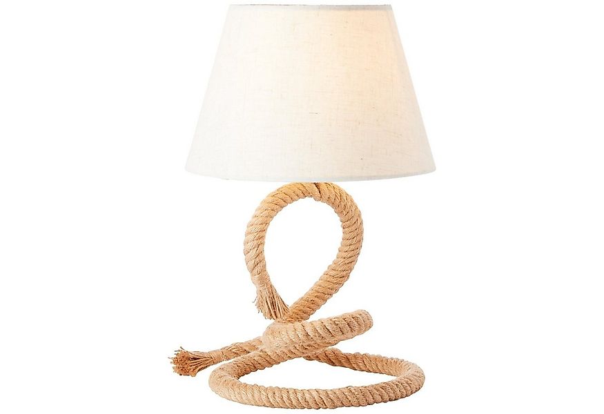Brilliant Tischleuchte Sailor, ohne Leuchtmittel, Tischlampe natur/weiß günstig online kaufen