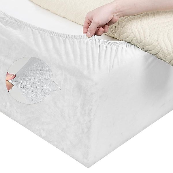 Coonoor Bettwäsche Bettgestell Bettrock,Bettrahmenbezug aus Samt, günstig online kaufen