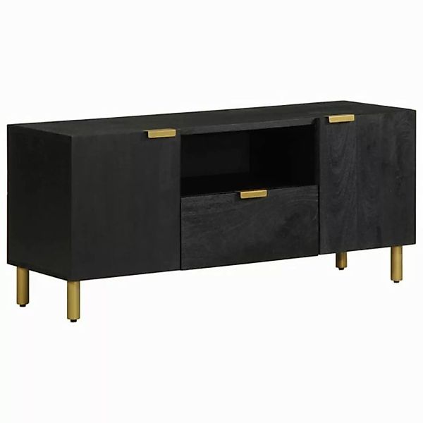 vidaXL Schrankmodule TV-Schrank Schwarz 105x33x46 cm Holzwerkstoff günstig online kaufen