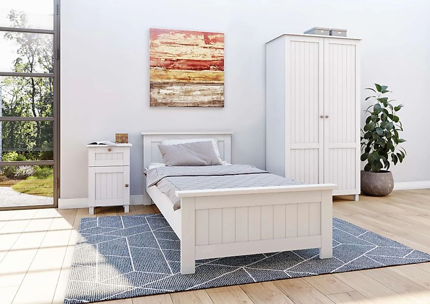 OTTO home Massivholzbett "Juventus, Bett, Massivholzbett, Holzbett, Bettrah günstig online kaufen