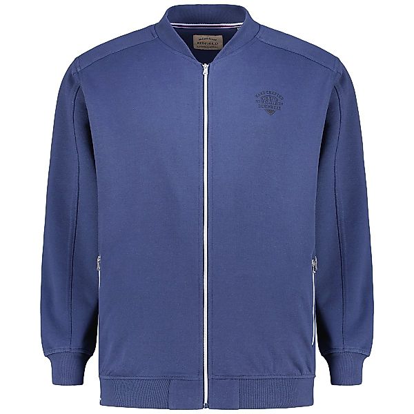 Redfield Sweatjacke mit Blousonkragen Farbe dunkelblau Größe: 7XL günstig online kaufen