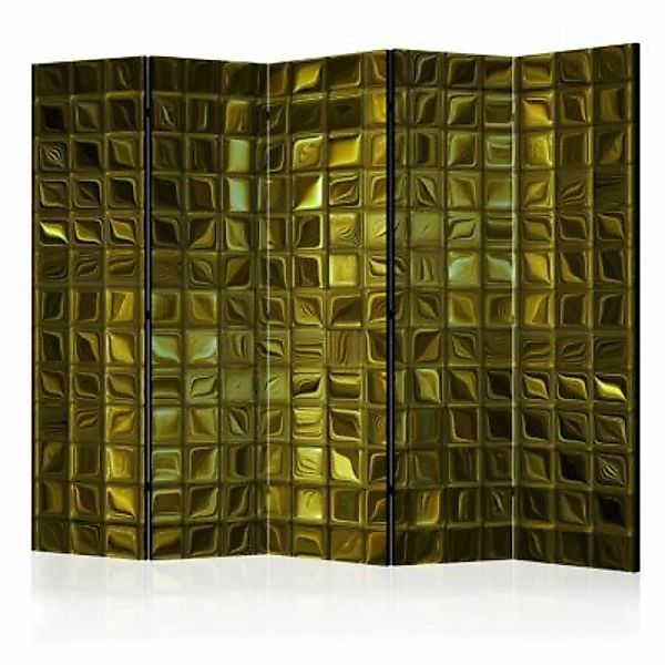 artgeist Paravent Golden Afterglow II [Room Dividers] gold Gr. 225 x 172 günstig online kaufen