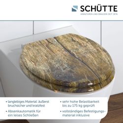 Schütte WC-Sitz Solid Wood, mit Absenkautomatik günstig online kaufen