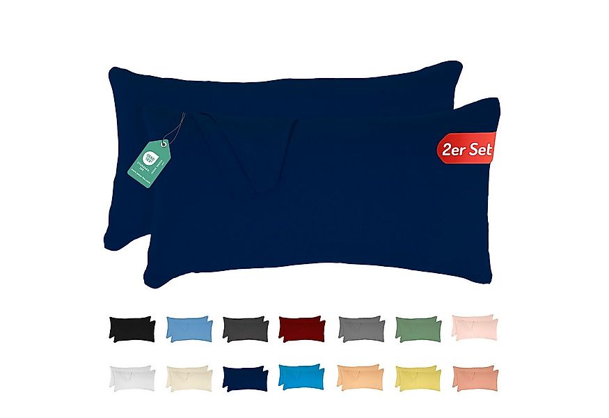 livessa Kissenbezug 2er Set Kissenbezug - Verdeckter Reißverschluss - Kopfk günstig online kaufen