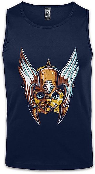 Urban Backwoods Tanktop Viking Cat Face Ärmelloses T-Shirt Wikinger Katze F günstig online kaufen
